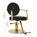 Hairdressing Chair GABBIANO ARRAS GOLD Black
